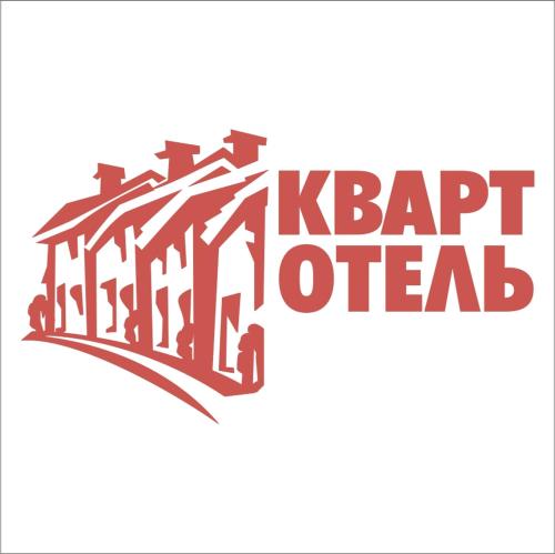 a logo of a house with the words kapt official at Kvart-Hotel Harmonia in Moscow