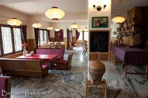 Χώρος καθιστικού στο Bamboo Retreat
