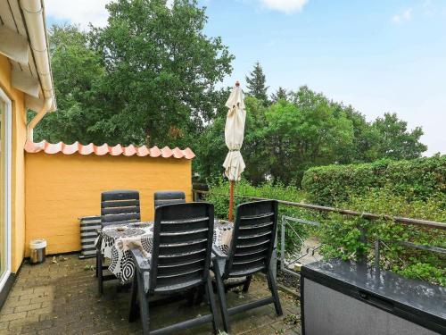 Balkón nebo terasa v ubytování 4 person holiday home in Nykøbing M-By Traum