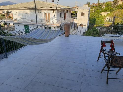 Balcone o terrazza di Villa Aspros - traditionell, ruhig und strandnah
