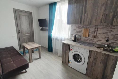 Virtuve vai virtuves zona naktsmītnē Yerevan Studio