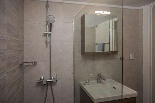 Bilik mandi di Anemelia Luxury Apartments