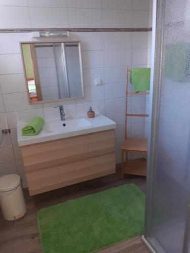 Koupelna v ubytování Ferienwohnung Greim