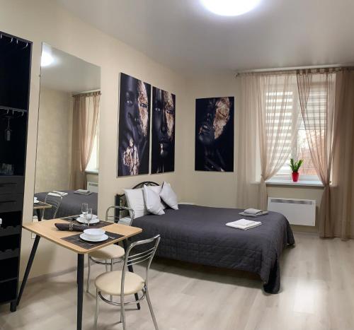 Ένα ή περισσότερα κρεβάτια σε δωμάτιο στο Academic st. apartment 20