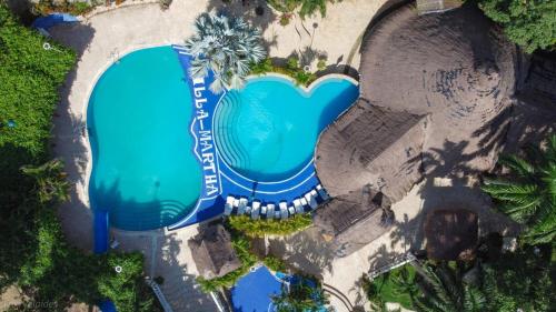 Kolam renang di atau dekat dengan Eco Hotel Villa Martha