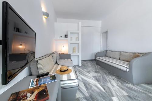 Μια τηλεόραση ή/και κέντρο ψυχαγωγίας στο Aegean Dream Apartments 