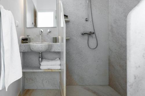Ένα μπάνιο στο Aegean Dream Apartments 