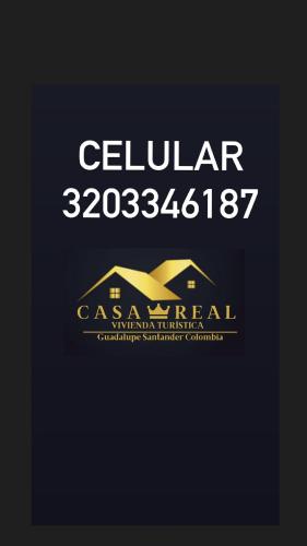 a logo for a real estate company with a house at Casa Hotel Camino Real in Guadalupe