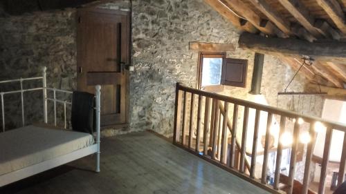 Letto o letti in una camera di Cal Sadurní