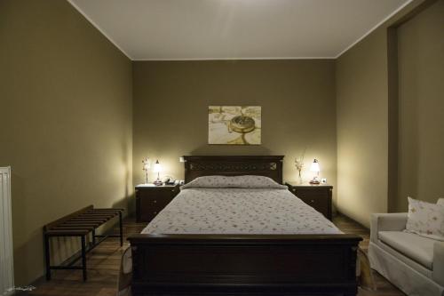 Postel nebo postele na pokoji v ubytování Vienni