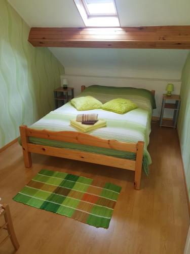 Postel nebo postele na pokoji v ubytování Chambres d'Hôtes Vadiera