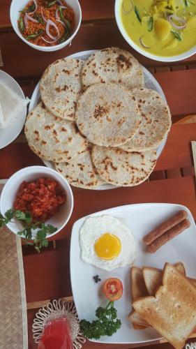 Comida no hotel ou em algum lugar perto