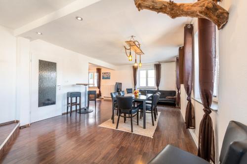Posezení v ubytování Ferienwohnung Fischach