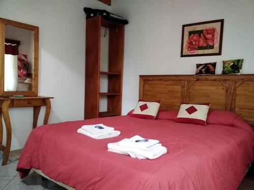 Postel nebo postele na pokoji v ubytování Posada Rural Crisol de Razas