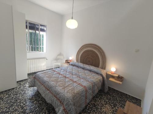 Tempat tidur dalam kamar di Villa Victoria Nº30