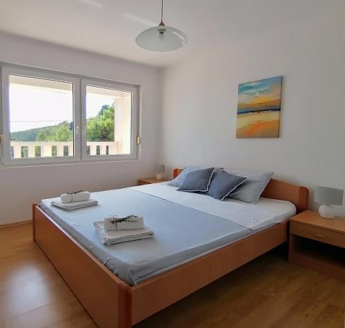 Katil atau katil-katil dalam bilik di Sea View Apartments