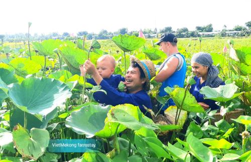 Επισκέπτες που μένουν στο Việt Mekong Farmstay