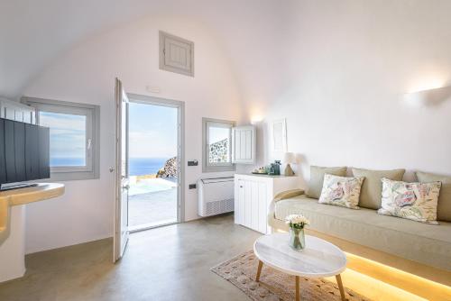 Μια τηλεόραση ή/και κέντρο ψυχαγωγίας στο Siete Mares Luxury Suites