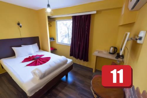 Katil atau katil-katil dalam bilik di Hotel Simona Complex