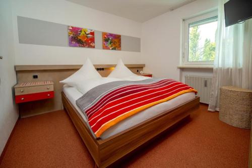 Letto o letti in una camera di Haus Panorama