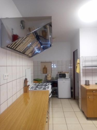 Virtuvė arba virtuvėlė apgyvendinimo įstaigoje Agroturystyka Pod Świerkiem