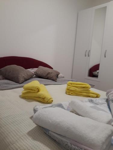 Voodi või voodid majutusasutuse Stašenka apartment toas