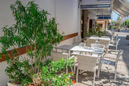 En restaurant eller et andet spisested på Apartments Niko