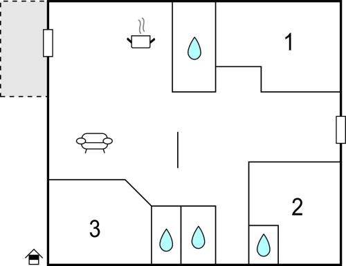 a schematic diagram of the experimental setup at Beautiful Apartment In Mettmann With Wifi in Mettmann