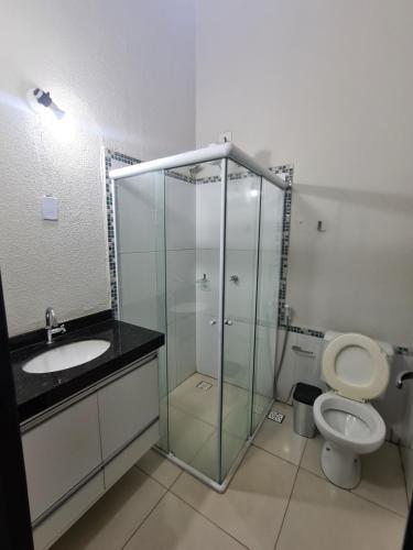 Ένα μπάνιο στο Sobrado Mobiliado