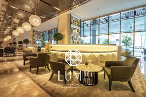 Posezení v ubytování The Platinum Kuala Lumpur by LUMA