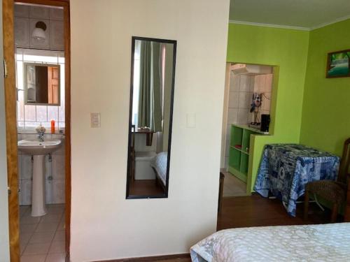 Postel nebo postele na pokoji v ubytování Mini loft cerca de Playa
