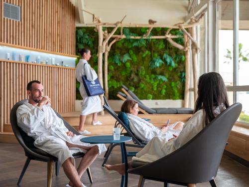 a group of people sitting in chairs in a room at Mercure Thalasso & Spa Port Fréjus in Fréjus