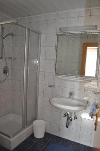 Kúpeľňa v ubytovaní Apart Stella Bianca