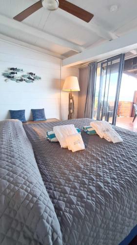 Cama o camas de una habitación en Villa Moana