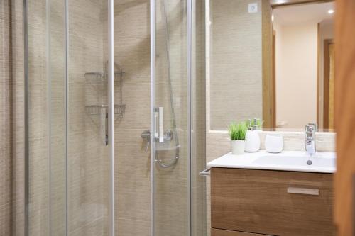 Koupelna v ubytování P18 Villalia Apartamento en la Isla de la Toja