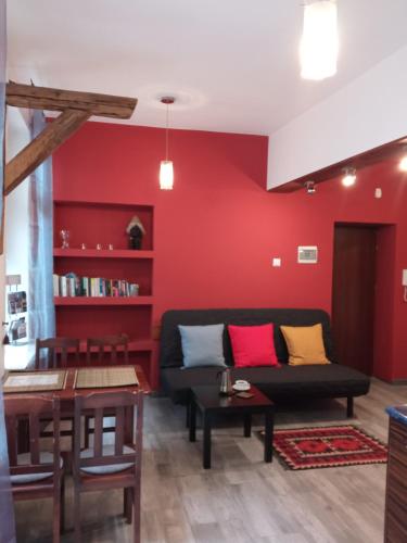 Zona d'estar a Apartament Jonek