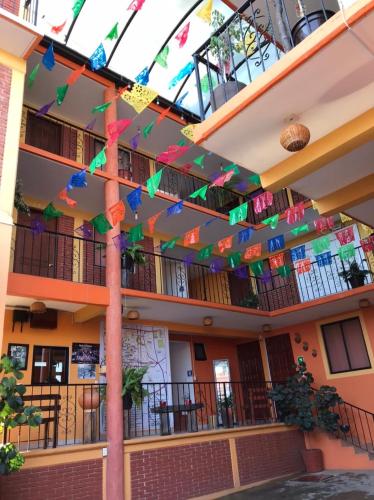 Μπαλκόνι ή βεράντα στο Hotel La Cascada Oaxaca