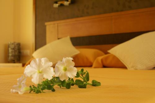 Ένα ή περισσότερα κρεβάτια σε δωμάτιο στο Hotel Sierra Luz