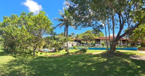Taman di luar Hotel Fazenda VCP