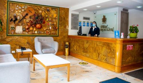 Vstupní hala nebo recepce v ubytování Hotel Sogamoso Real