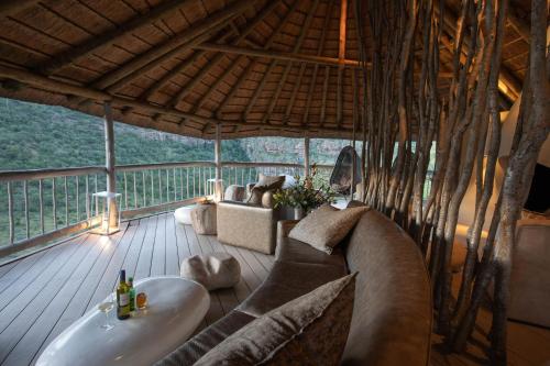 Μπαλκόνι ή βεράντα στο Clifftop Exclusive Safari Hideaway