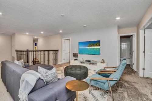 Χώρος καθιστικού στο VILLA wPrivate Pool & Game Room near Disney