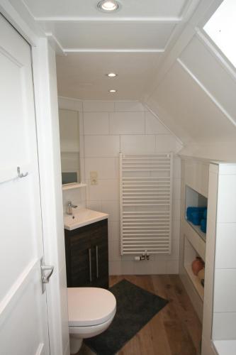 een badkamer met toilet en wastafel bij Casa Sea 2 personen en Casa Beach 4 personen in Westkapelle