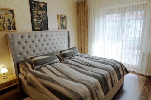 Posteľ alebo postele v izbe v ubytovaní Apartman Štefánik by ZAŽI