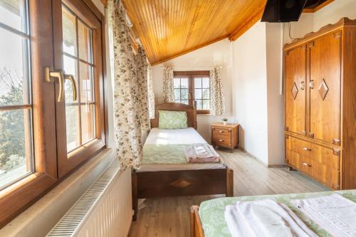 Postel nebo postele na pokoji v ubytování İznik Seyir Otel