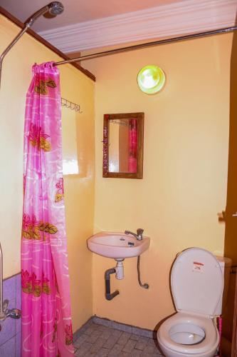 Koupelna v ubytování Auberge Tigmmi N'Tamazirte