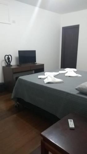 Katil atau katil-katil dalam bilik di LM HOTEL ARAÇATUBA