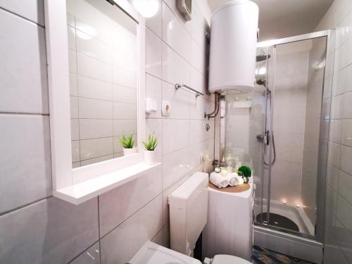 Kúpeľňa v ubytovaní Apartment Herc