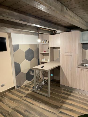 Kuchyň nebo kuchyňský kout v ubytování Exclusive Rooms