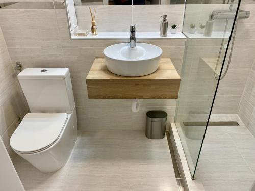 Kúpeľňa v ubytovaní Bonita Apartman & Garage